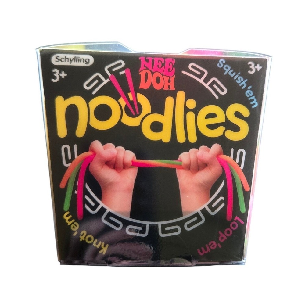 Schylling NeeDoh Noodlies OS Multicolor New Fidget Sensory Toy 21190FS